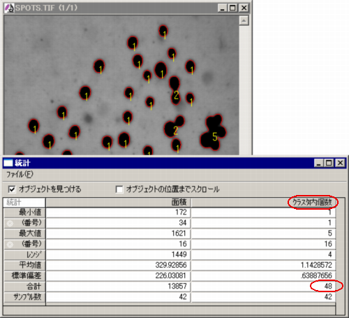 結果を表示
